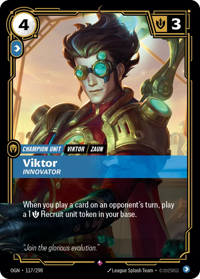 Viktor, Innovator