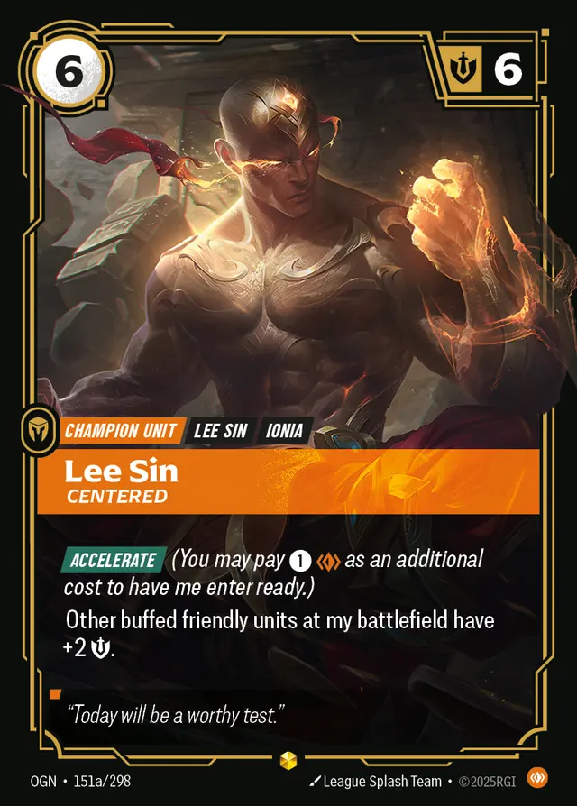 Lee Sin, Centered