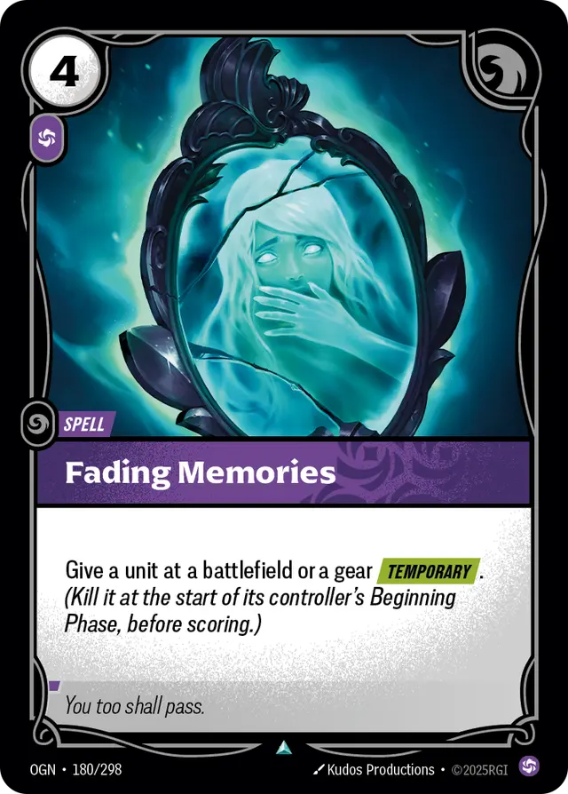 Fading Memories
