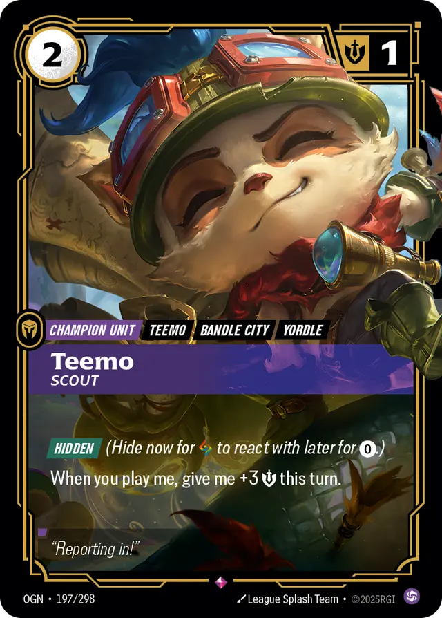 Teemo, Scout