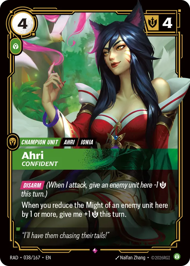 Ahri, Confident