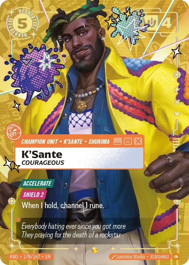 K'Sante, Courageous