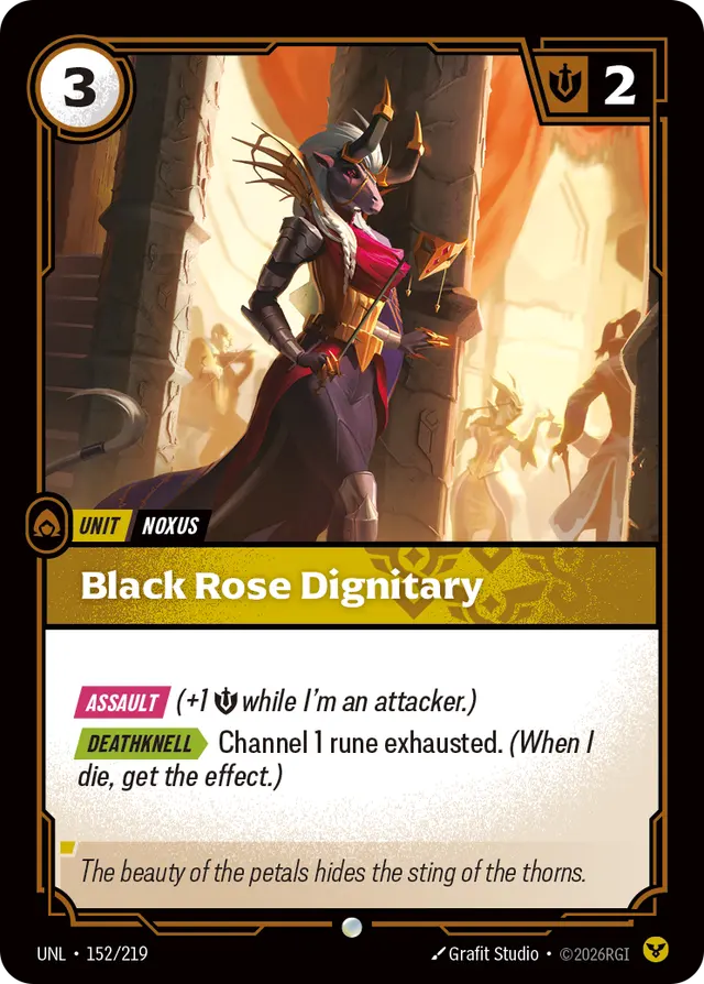 Black Rose Dignitary