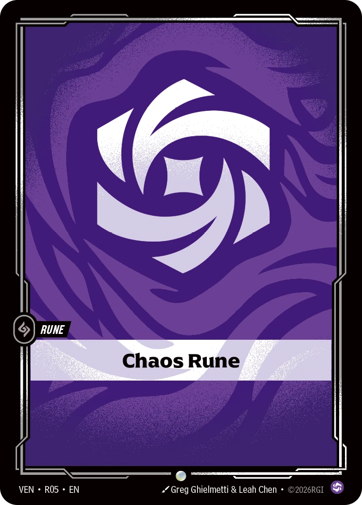 Riftbound Rune: Chaos Rune.
